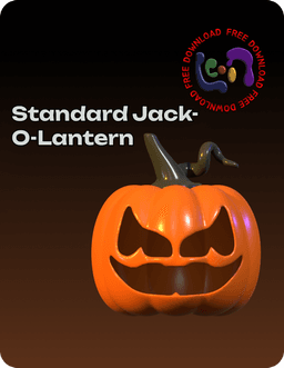 Standard Jack-o-Lantern 3d model