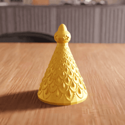 Minimalist Stylized Christmas Tree Set V1 3d model