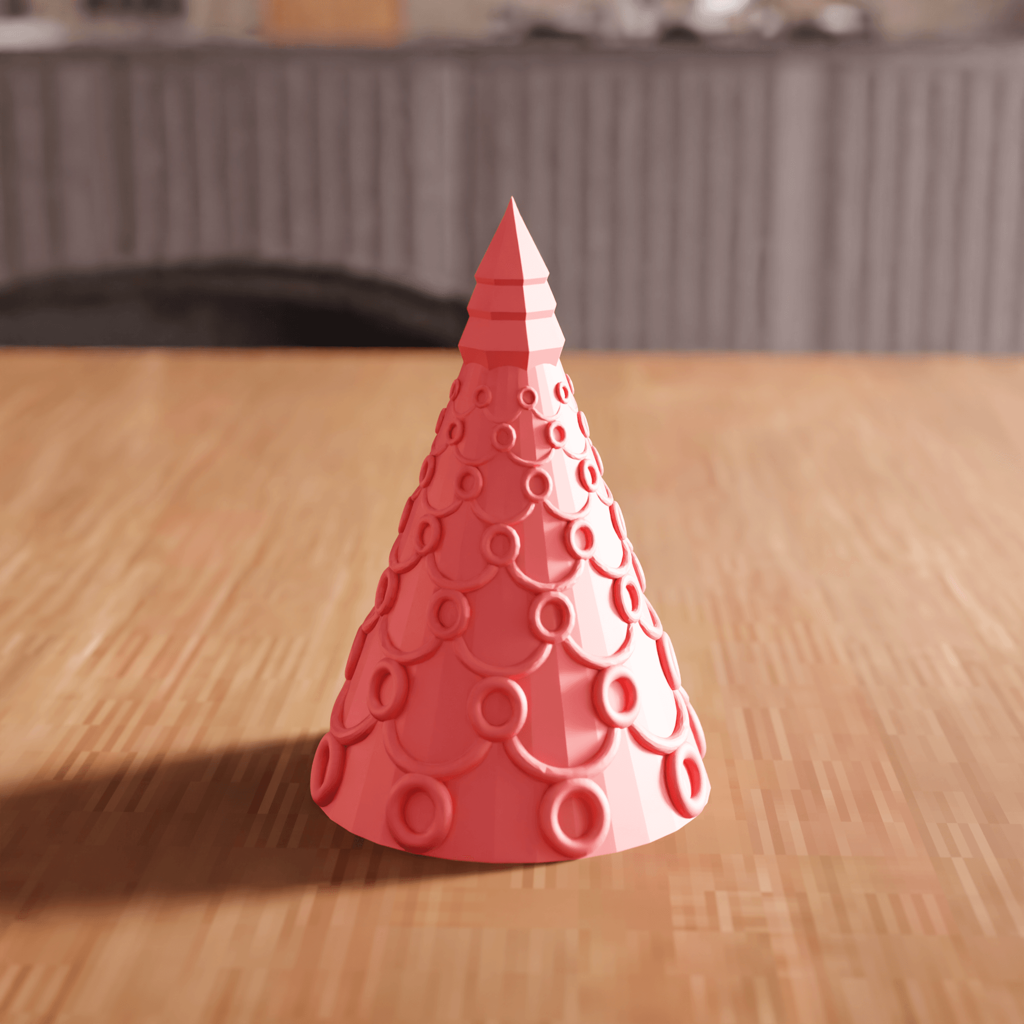 Minimalist Stylized Christmas Tree Set V1 3d model