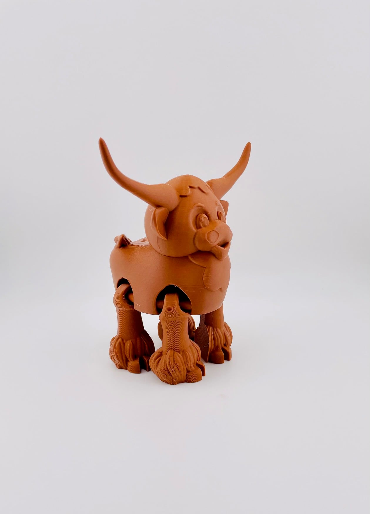 Longhorn Cow Flexi 3d model