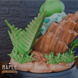 Bulbasaur Diorama - Pokemon - Display 3d model