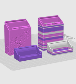 Pink Cigarette Box Case 3d model