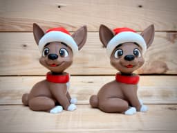 Festive Pup 3d model