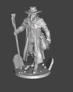 Plague Doctor 3d model