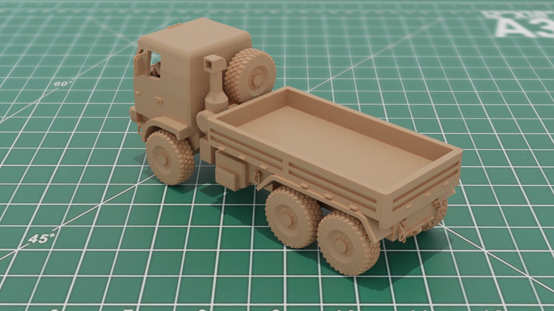M1083 FMTV Army Truck 3D Print Model 3d model