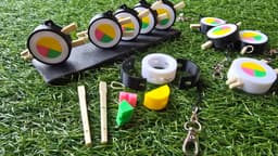 Sushi Roll Keychain mini Puzzle and Fidget! 3d model