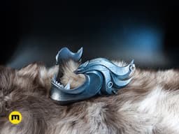 Twin Wolves Mask - Ghost of Yotei 3d model