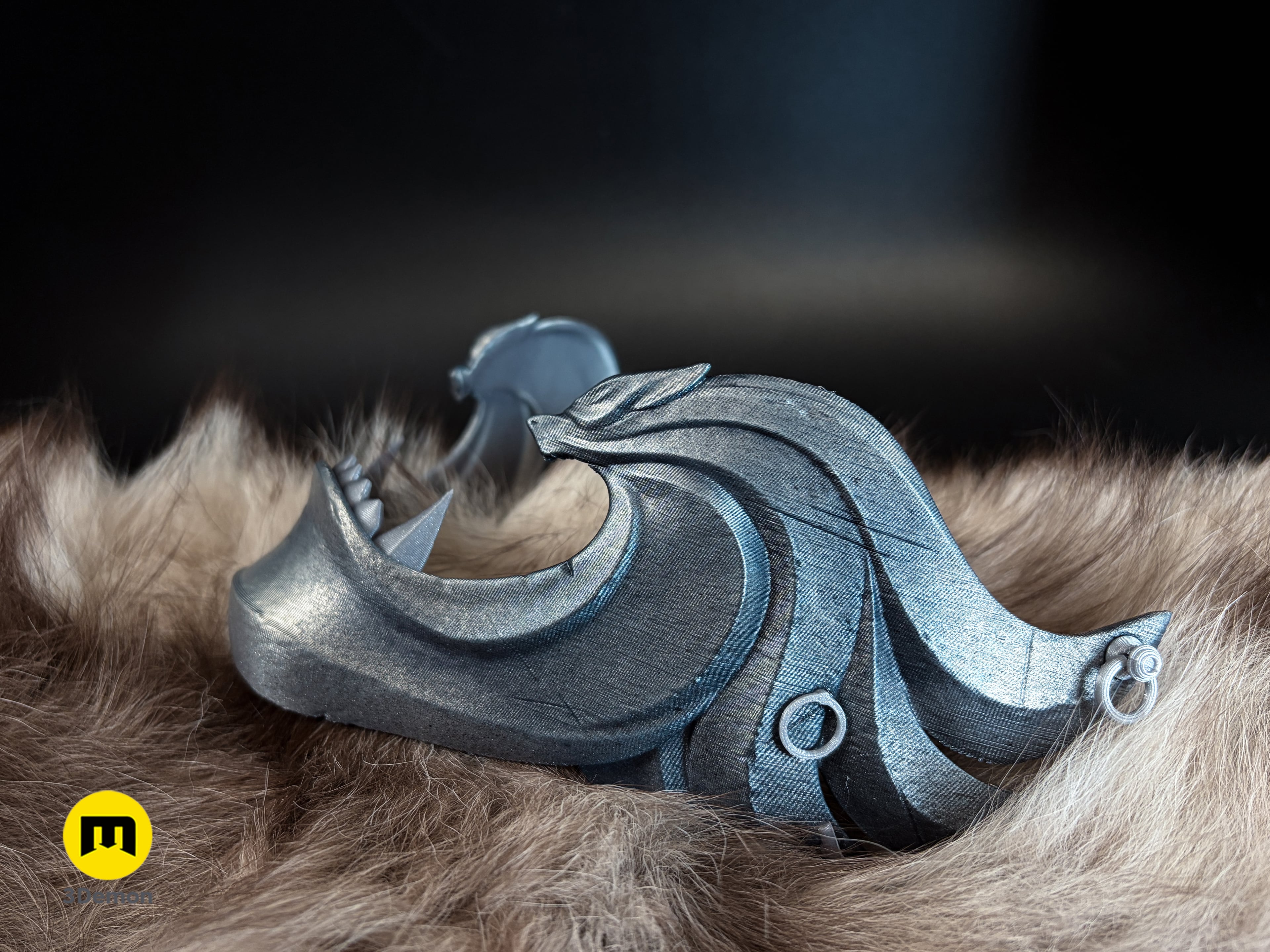 Twin Wolves Mask - Ghost of Yotei 3d model