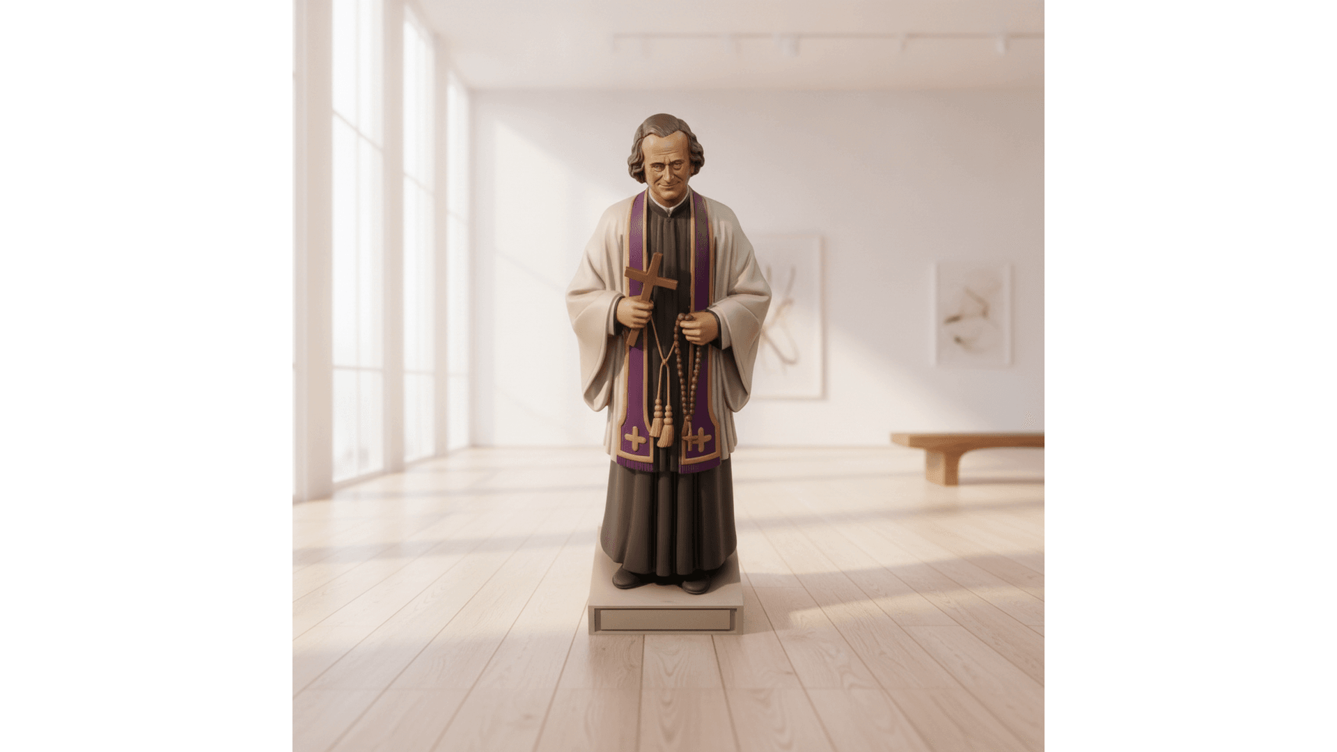 Saint John Vianney 3D Scanning STL Printable 3d model