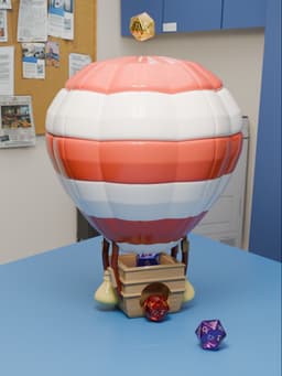 Balloon Dice Tower 3d model