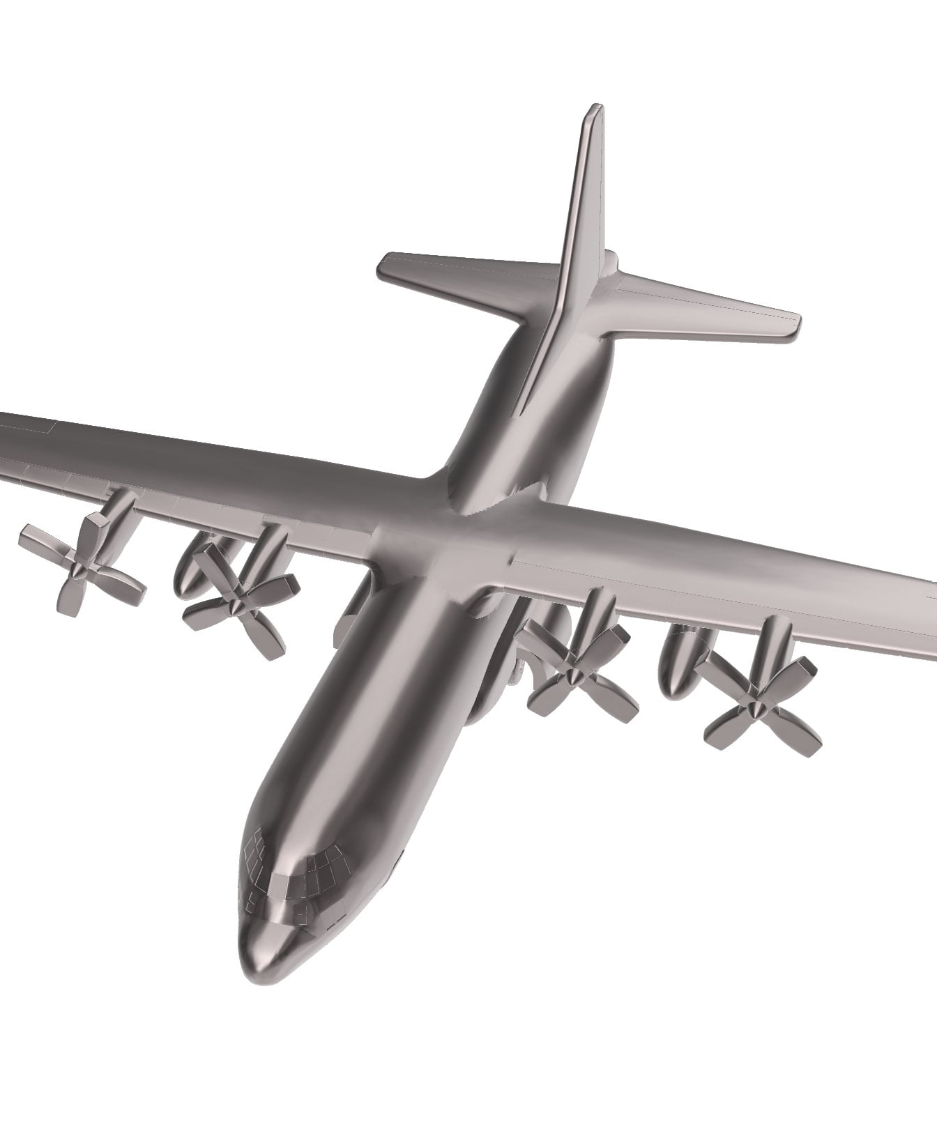 Lockheed C-130H-30 Hercules 3d model
