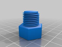 Fake bolt letterbox geocache 3d model