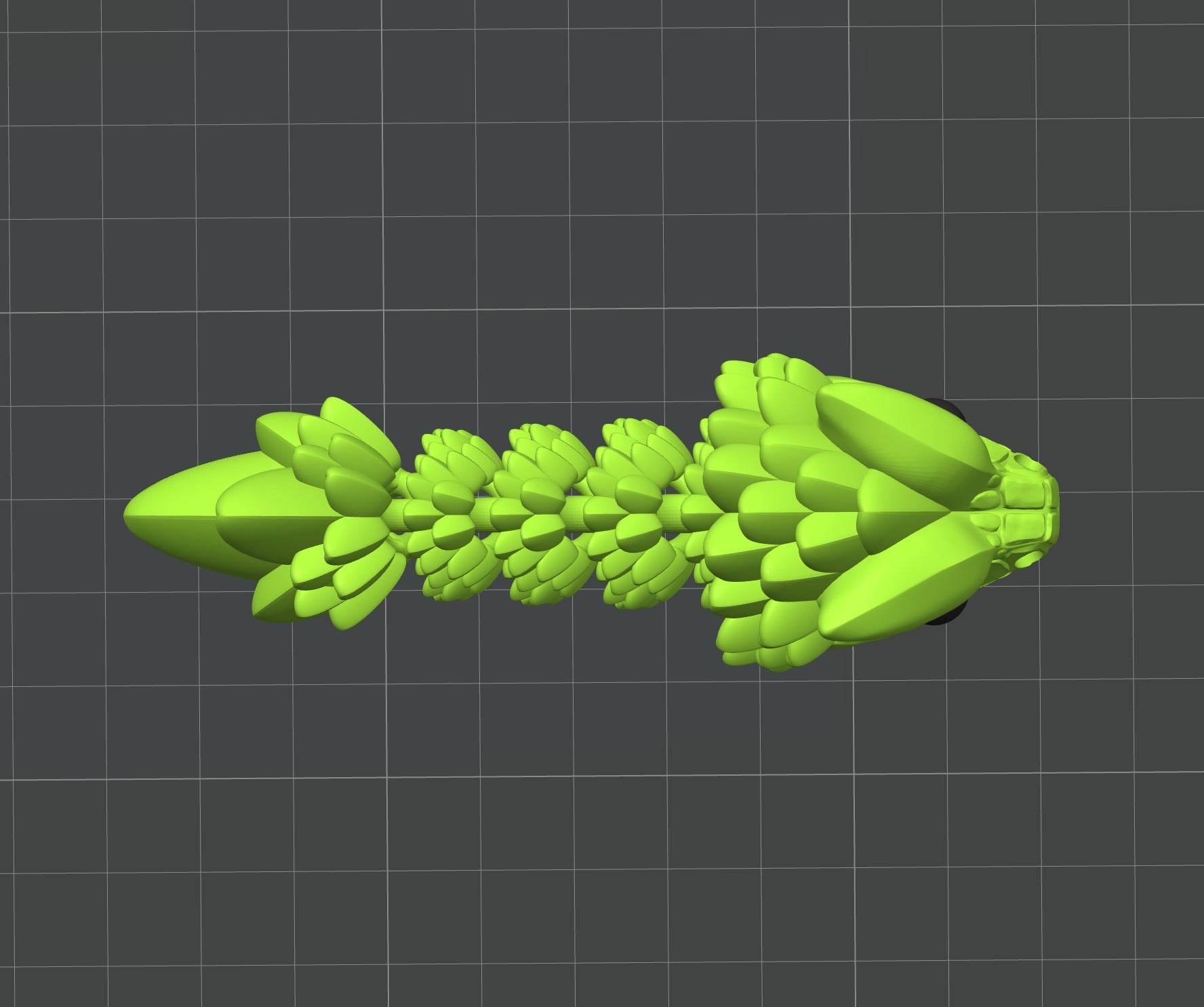 Mini Snake Keychain 003 3d model