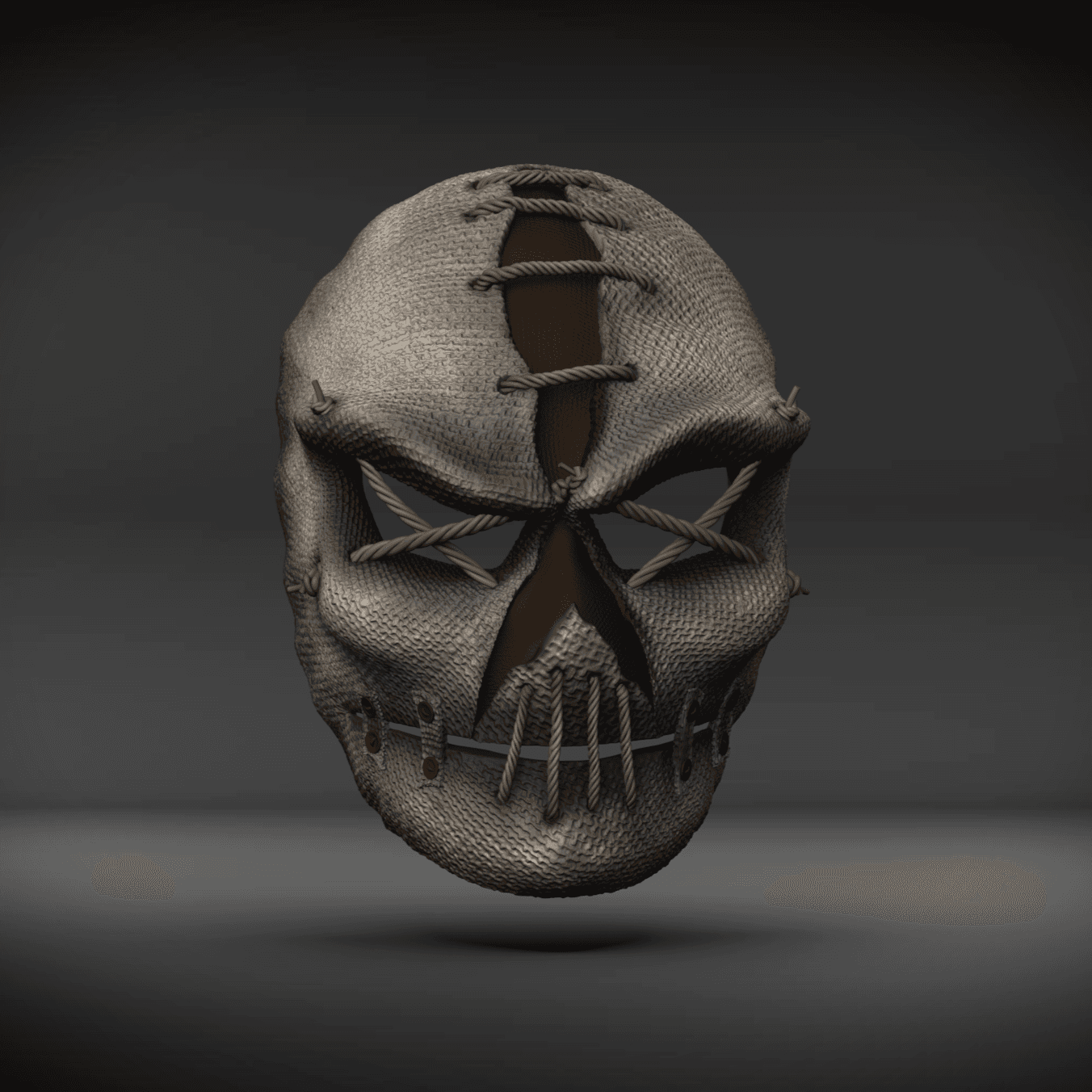 Horror Scarecrow Mask -"Scarecrow" (Sculptober Day 16) 3d model