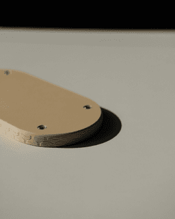 Serving Tray with Coffe Bean Pattern 3d model