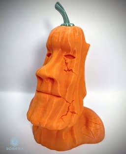 Pumpkin Moai 3d model