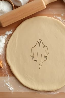 Ghost Cookie Cutter, Biscuit Cutter 3d model