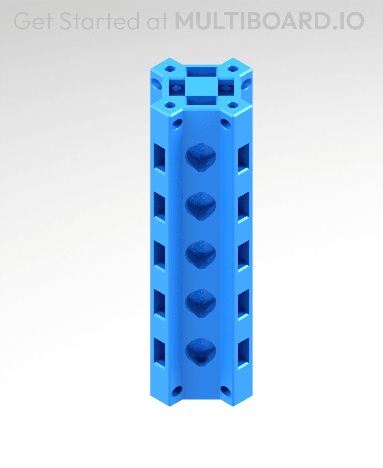 3 MU - Small Thread - X Multiboard Beam 3d model