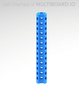 7 MU - Small Thread - L Multiboard Beam 3d model