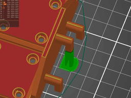 Gridfinity Base for Ikea Skadis Pegboard 3d model