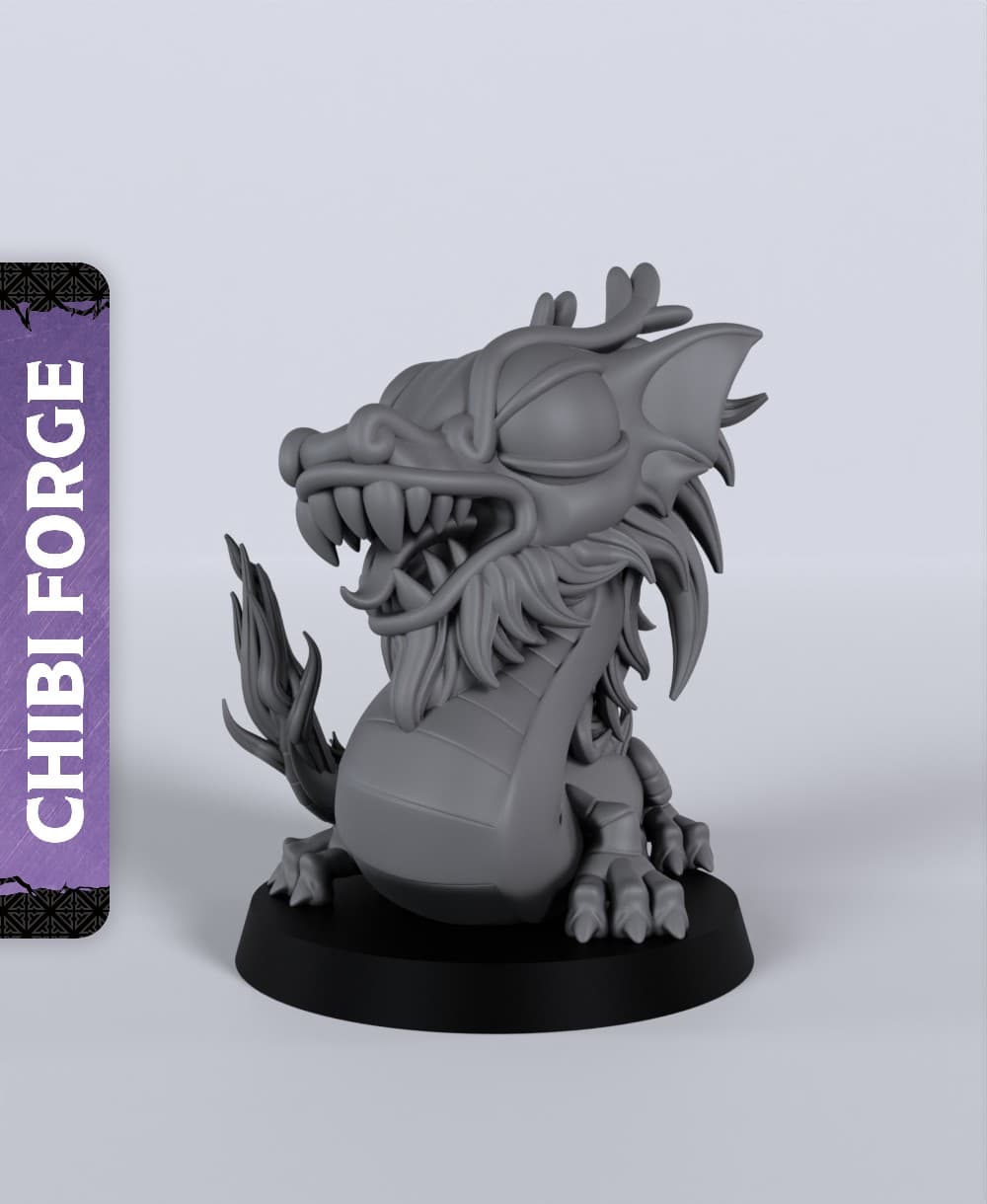 Chinese Dragon Chibi - With Free Dragon - 5e DnD Inspired for RPG and Wargamers 3d model