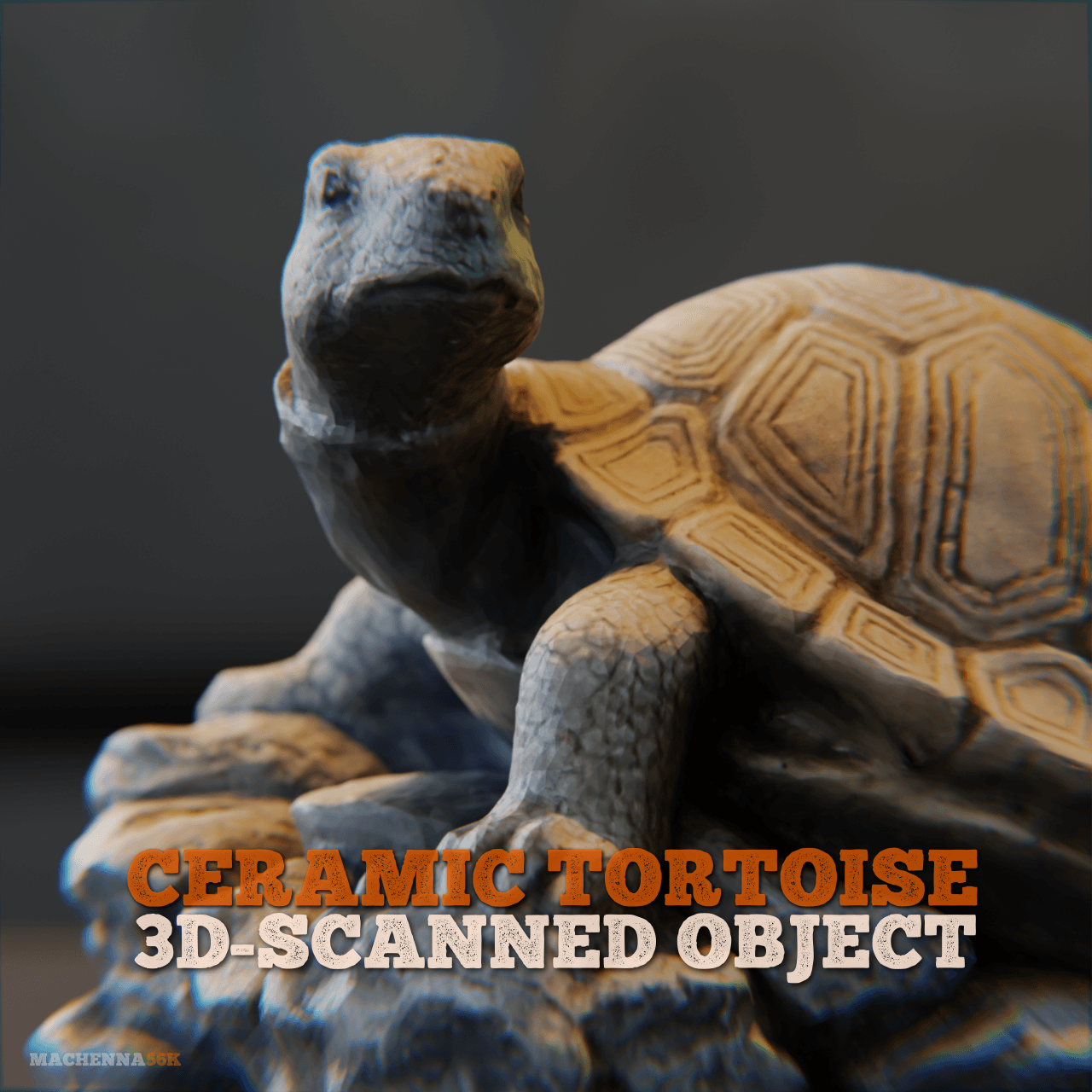Ceramic Tortoise | 3D-Scanned Object 3d model