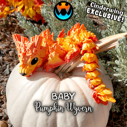 Baby Pumpkin Wyvern 3d model
