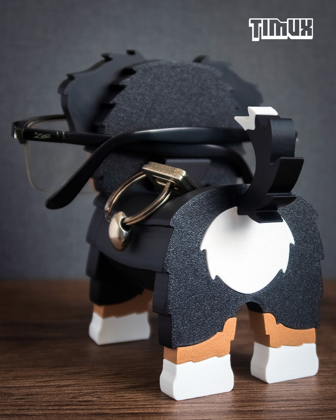 AUSTRALIAN SHEPHERD GLASSES HOLDER 3d model