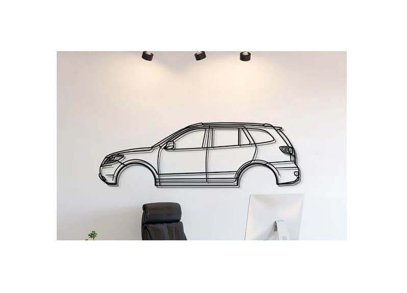 Hyundai - Santa Fe 2007 Wall Art 3d model