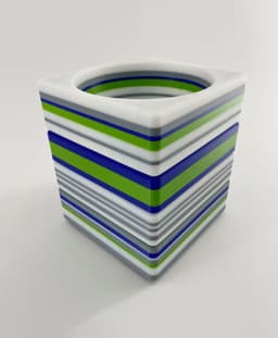 CS128-20 Stacking box bin component for creative 3d printing maker 3d model