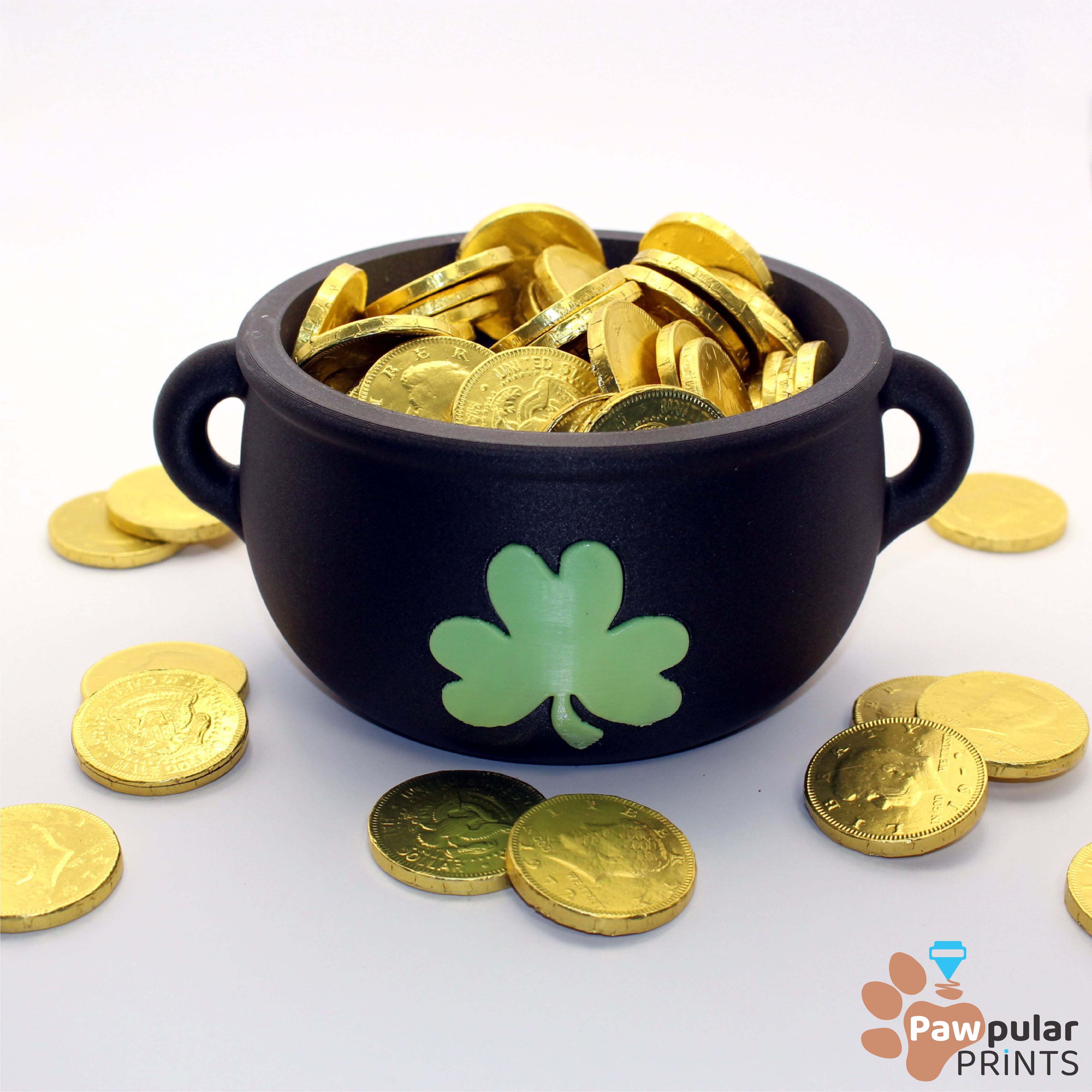 Festive Pots 3d model