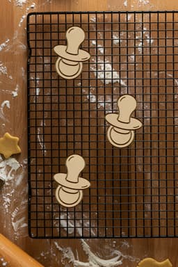Pacifier Cookie Cutter, Biscuit Cutter 3d model