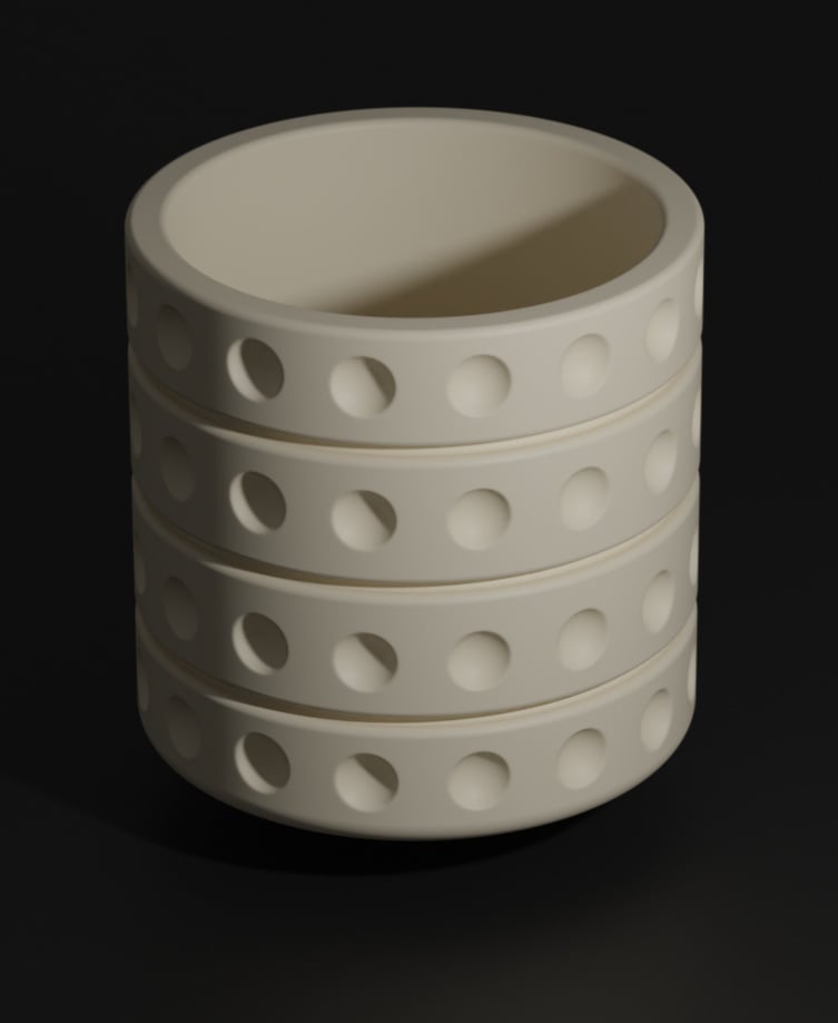Planter - Mole 3d model