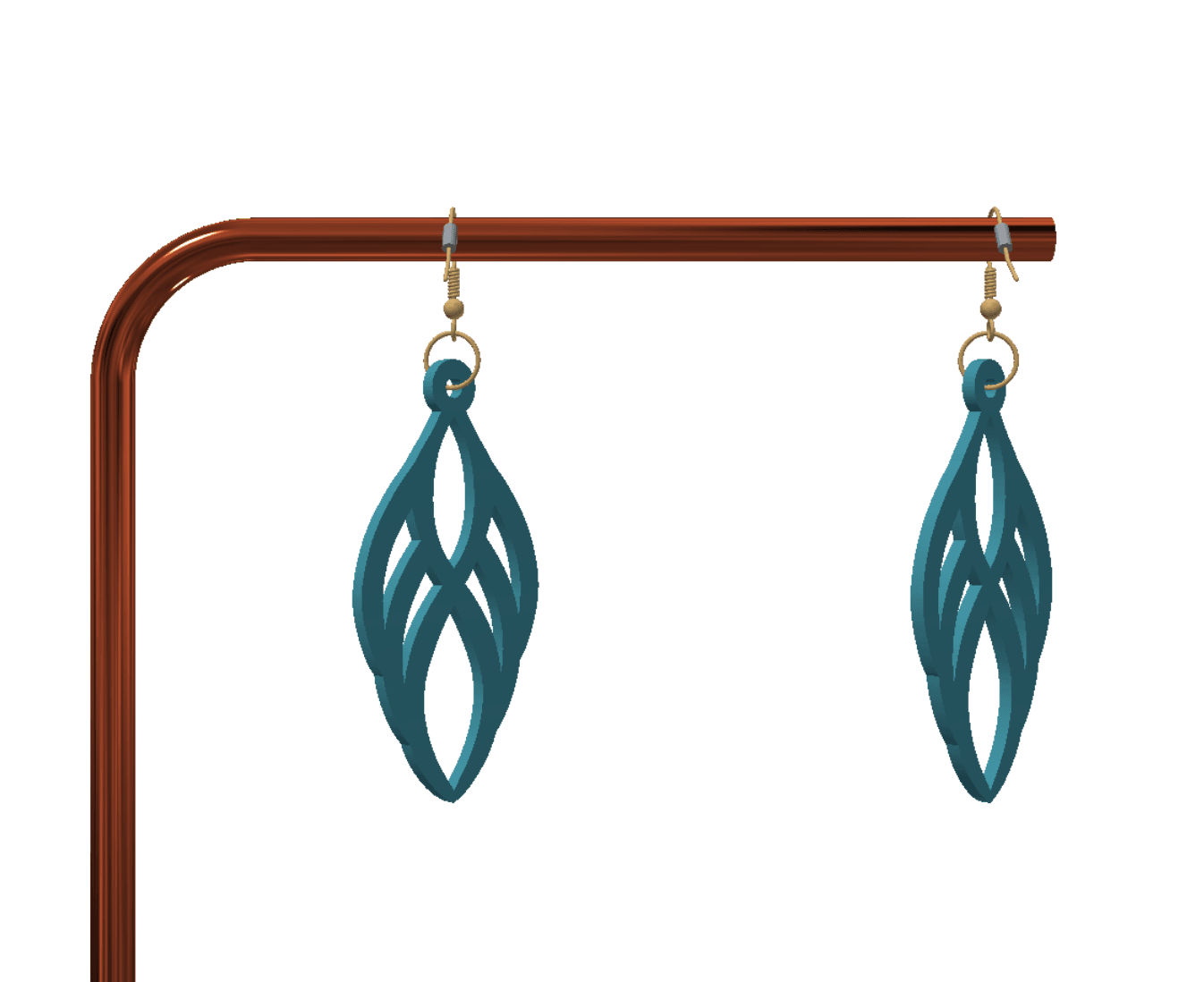 Cute keychain / earrings 3d model