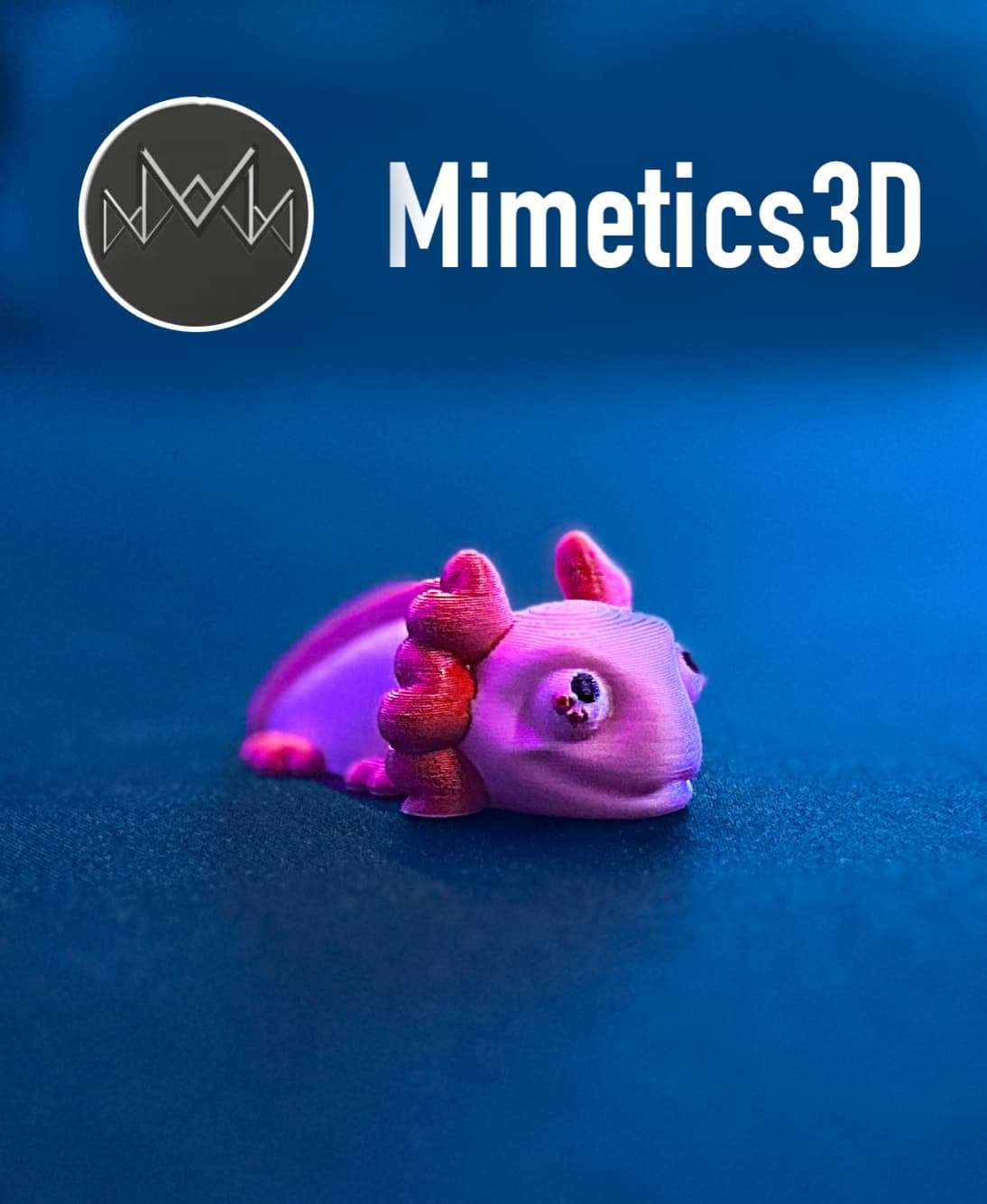Alotl Love, Little Heart Axolotl 3d model