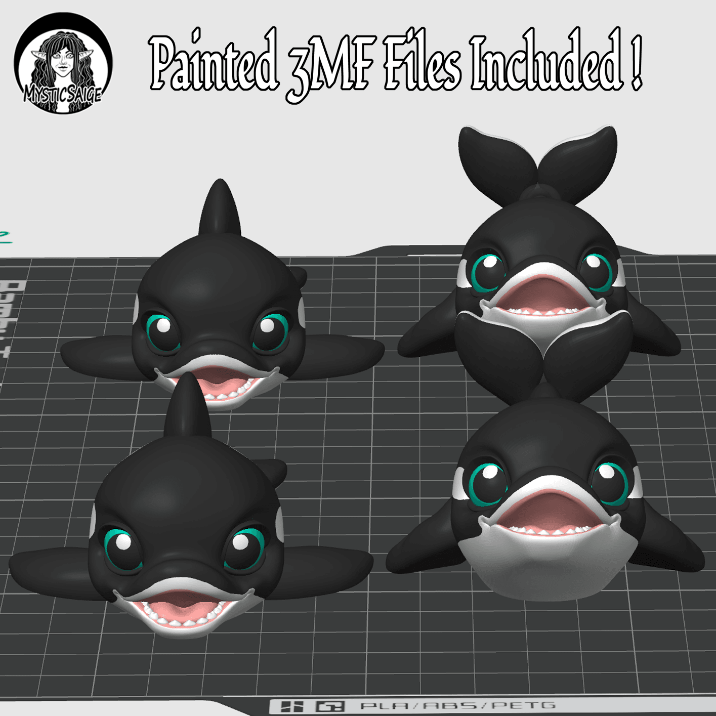 Orca Puff - Exclusive Model 3d model