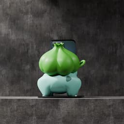 Bulbasaur Phone Stand 3d model