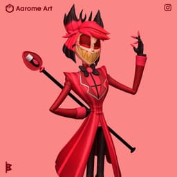Alastor Hazbin Hotel 3d model