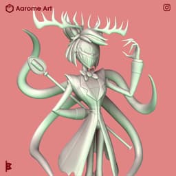 Alastor Hazbin Hotel 3d model