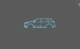 Ford - Edge ST 2019 Wall Art 3d model