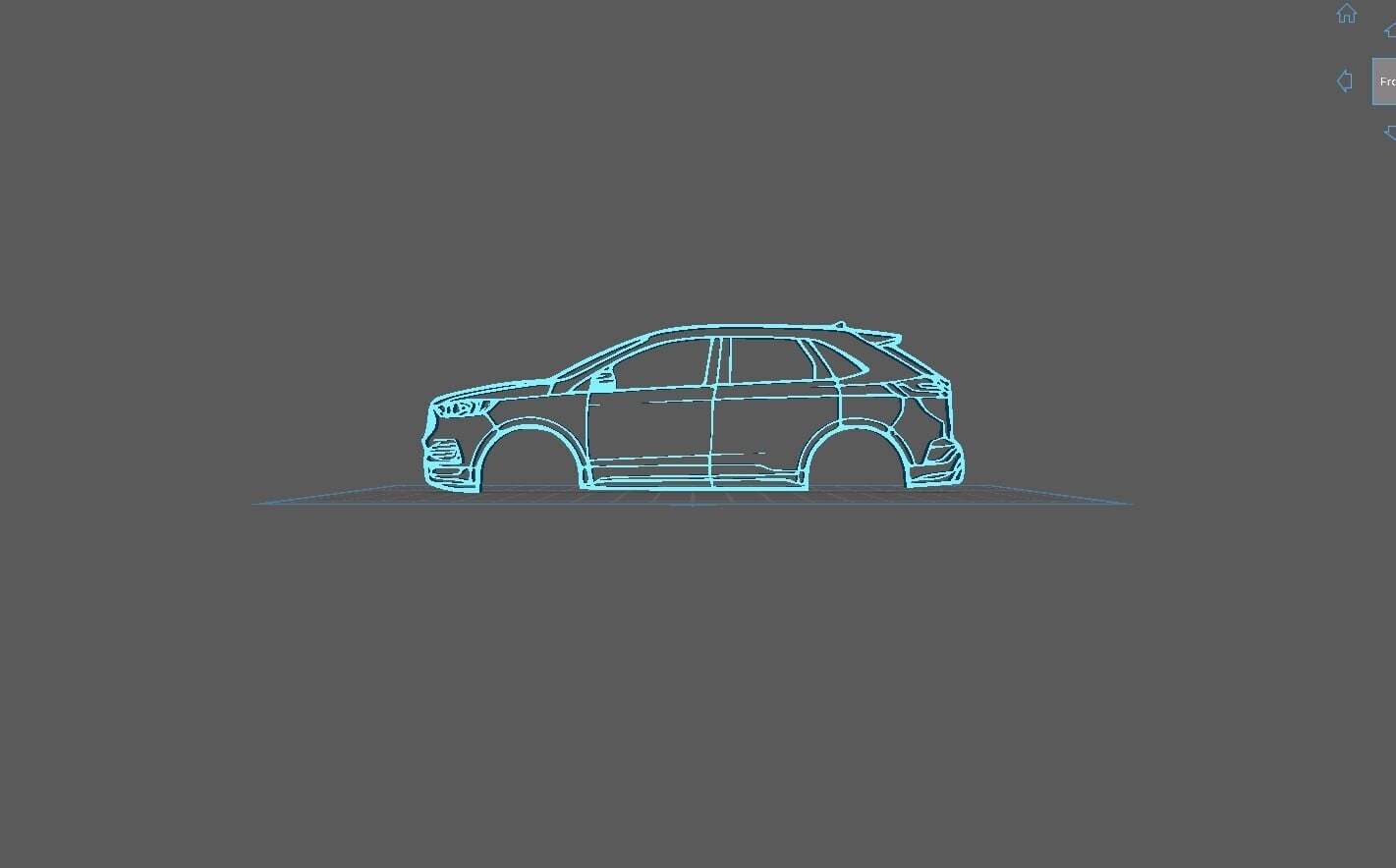 Ford - Edge ST 2019 Wall Art 3d model