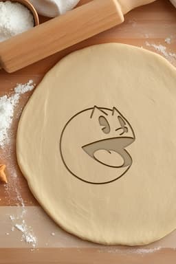 Pacman Cookie Cutter, Biscuit Cutter 3d model