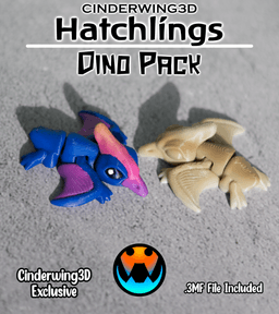 Flappy Air Dino - Hatchling 3d model