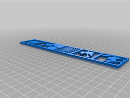 Halloween book marker 3d model
