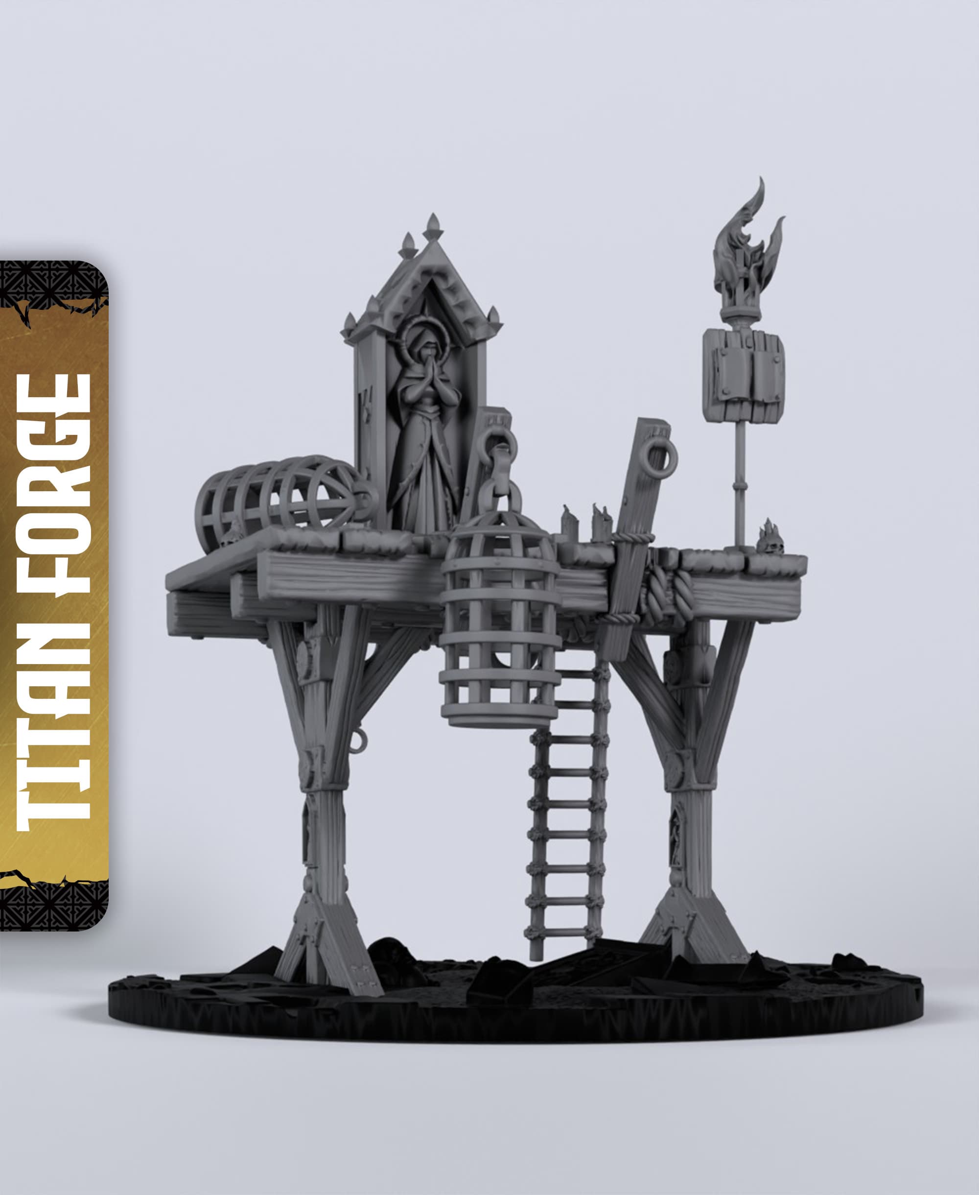 Vampire Hunters Reborn Terrain - With Free Dragon - 5e DnD Inspired for RPG and Wargamers 3d model