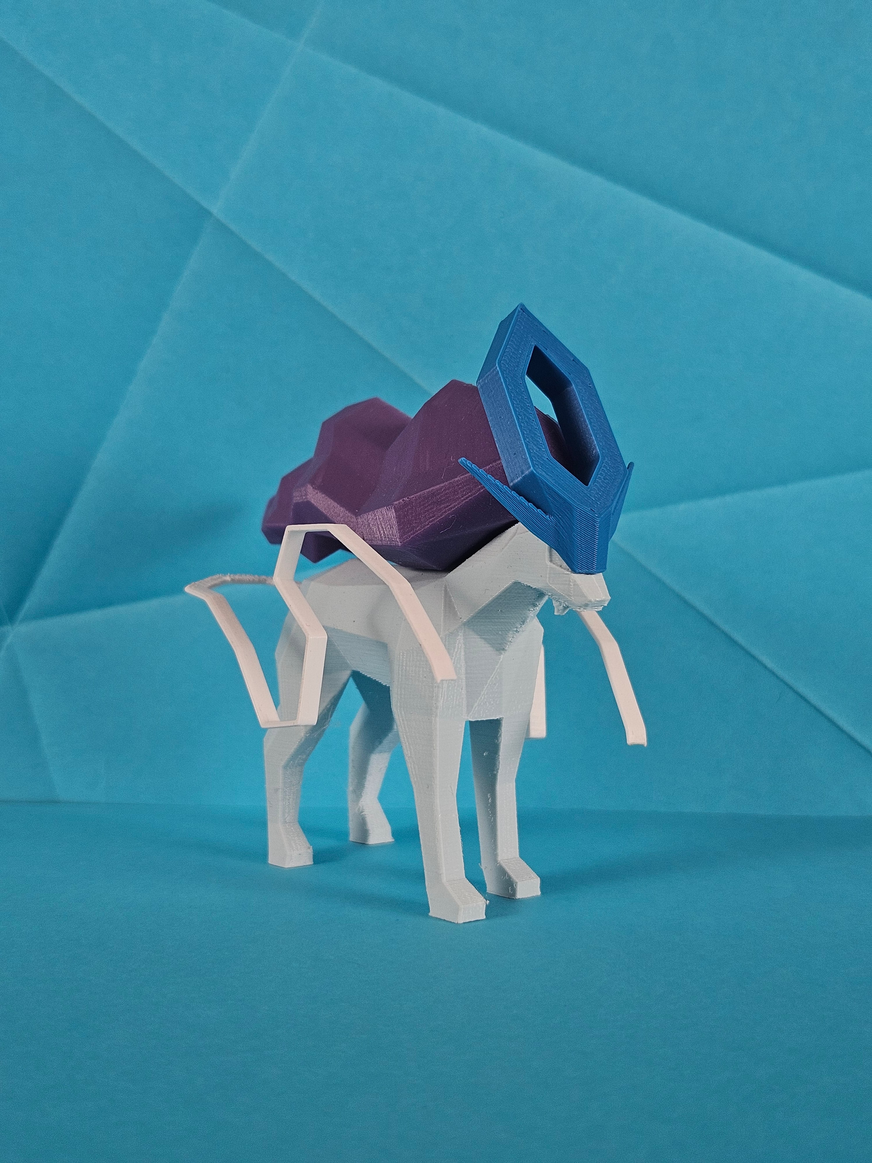 Suicune Low Poly Pokemon 3d model