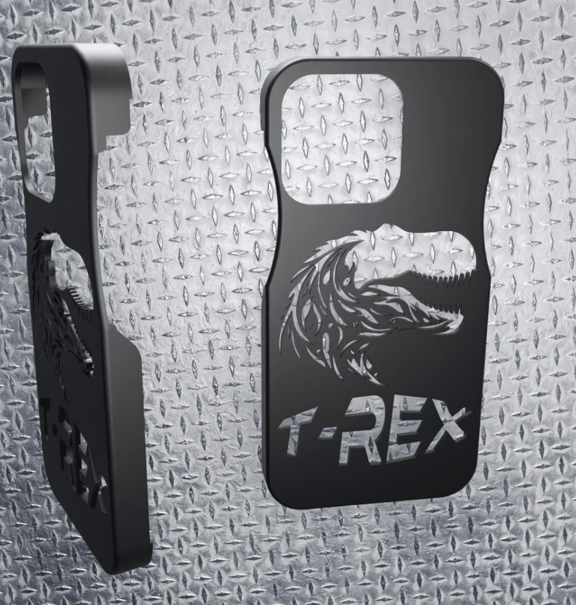 IPHONE Case 12 13 PRO T-rex - Coque Iphone 13 Pro 3d model
