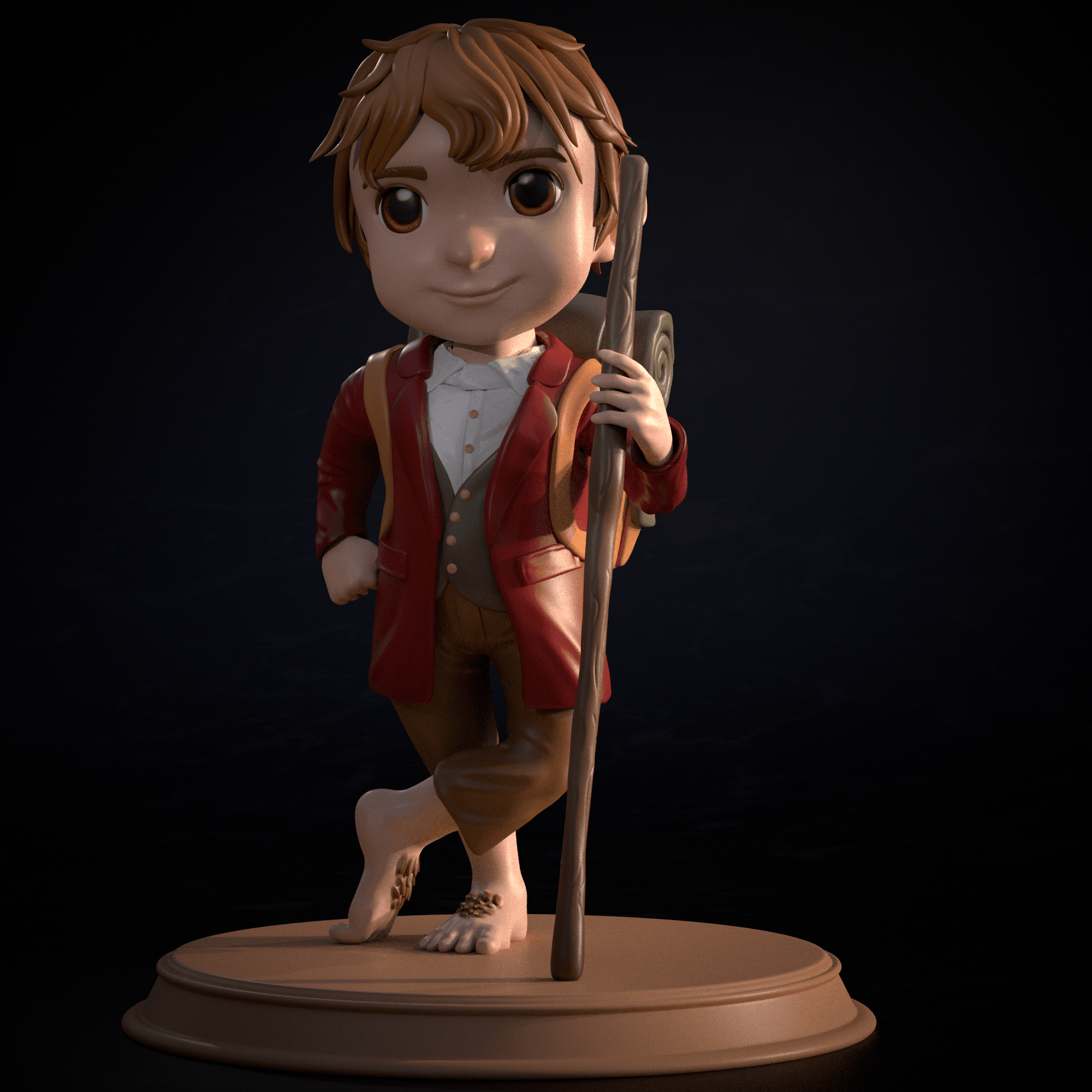 Bilbo Baggins Cute 3d model