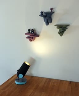 Cannon spotlight lamp 3d model