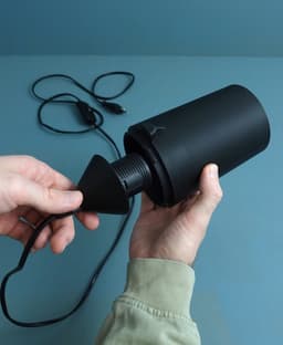 Cannon spotlight lamp 3d model